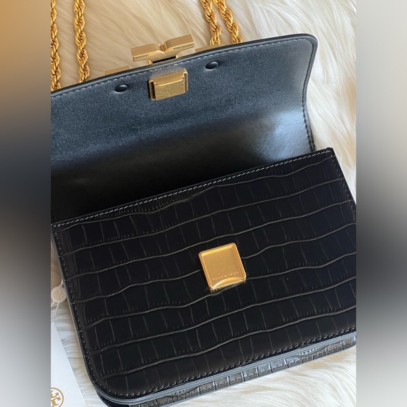 142540 - Tory Burch Small Eleanor Embossed Bag - Picture 4 of 14